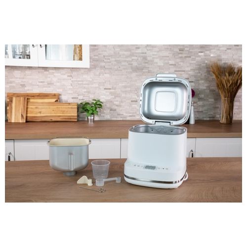 BACKMEISTER BERND 68120 Macchina per il pane 19 programmi 1 kg 550 W colore Bianco