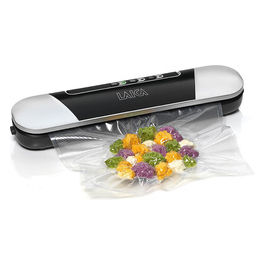 macchina per sottovuoto vt3205 solo sigillatura 600 mbar nero e argento