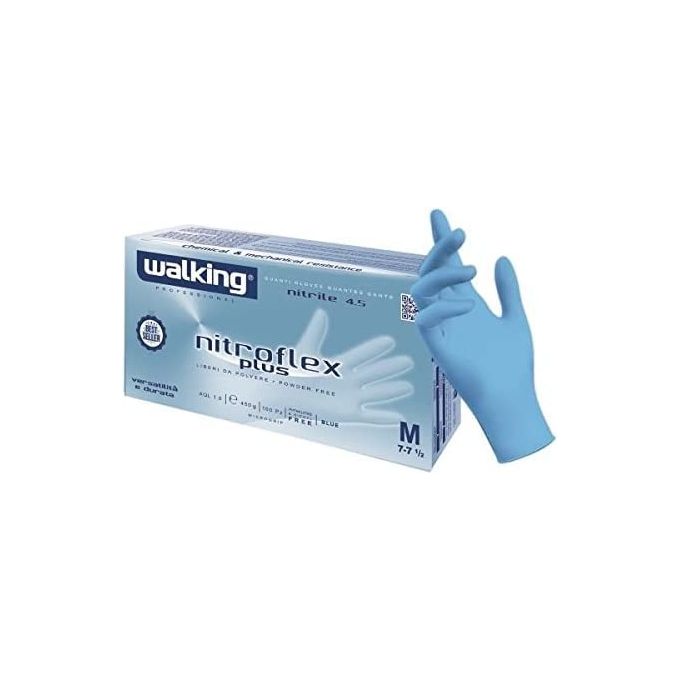 Image of Machieraldo Guanti in Nitrile Nitroflex Plus 100 Pezzi Taglia M
