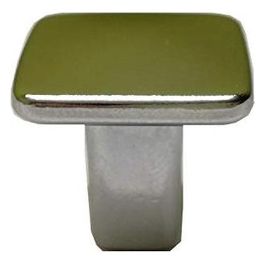 Pomolo Quadro Zama Nickel Satinato 30x30mm
