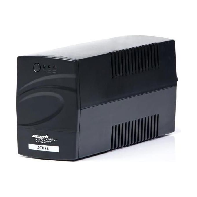 Machpower UPS-LIT60P Gruppo di Continuita' Ups a Linea Interattiva 600Va 290W 2 Prese Ac