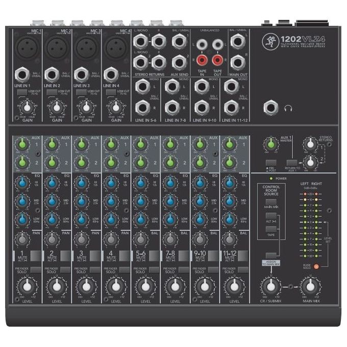 Mackie 1202VLZ4 Mixer Audio 12 Canali 20 20000Hz