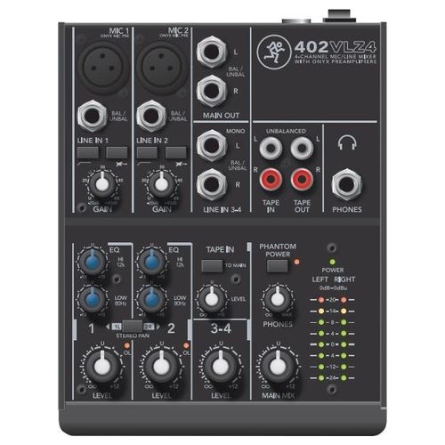 402VLZ4 Mixer Audio 4 Canali 20 20000Hz