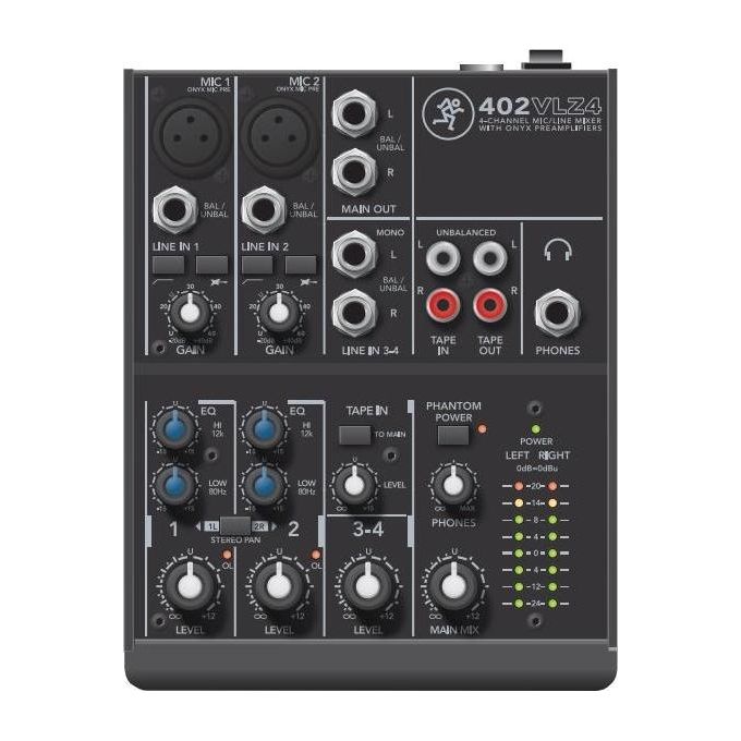 Mackie 402VLZ4 Mixer Audio 4 Canali 20 20000Hz