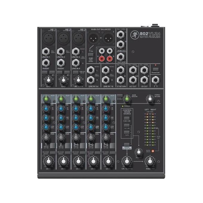 Mackie 802VLZ4 Mixer Audio 8 Canali 20 20000Hz
