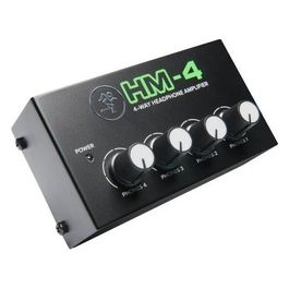 Mackie HM-4 Amplificatore Professionale per Cuffia a 4 Vie Nero