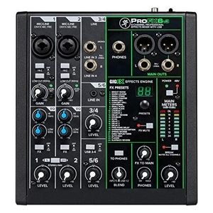 Mackie Mixer PRO FX 6 V3 6 Canali DSP 24 Effetti