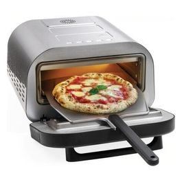 Macom 884 Forno Pizza Potenza 1700W Temperatura max 400° ø 32 cm colore Inox/Nero