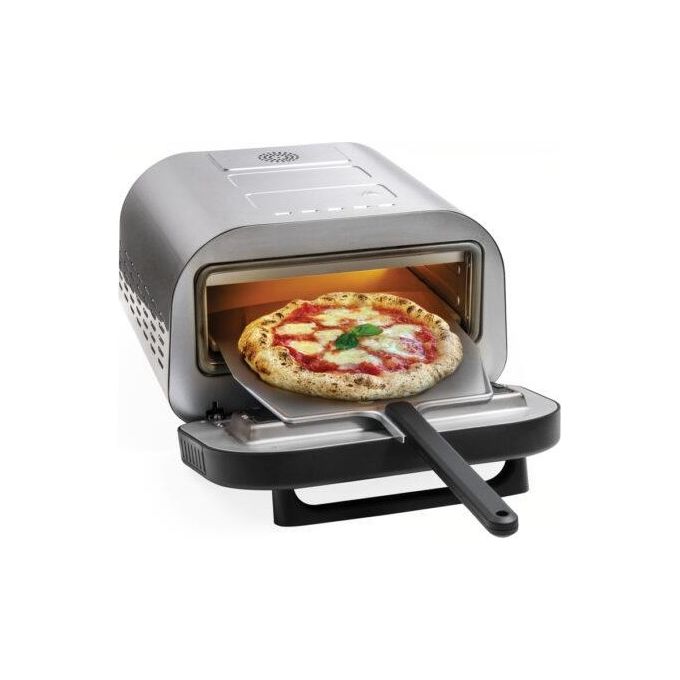 Macom 884 Forno Pizza Potenza 1700W Temperatura max 400° ø 32 cm colore Inox-Nero