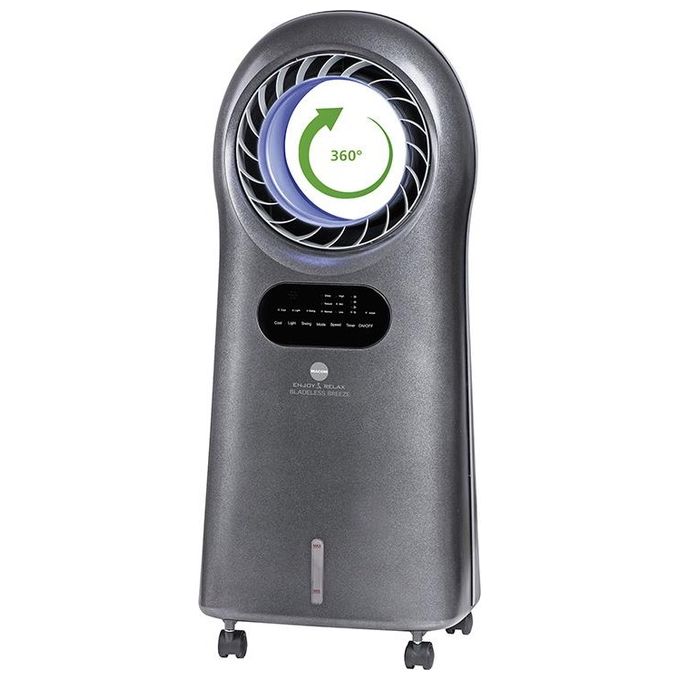 Image of macom 989 Breeze Raffrescatore Evaporativo Senza Pale per Climatizzazione in Grigio con Design Innovativo e Funzionamento Silenzioso