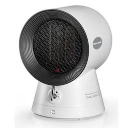 Caldoblo' Termoventilatore con Tecnologia Ceramica a Basso Consumo Energetico 2 Livelli di Temperatura Termostato Ambiente Bianco 1500W