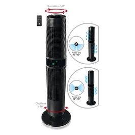 Ventilatore Multifunzione a Torre Enjoy e Relax 994 con Rotazione Bidirezionale 45 W Colore Nero