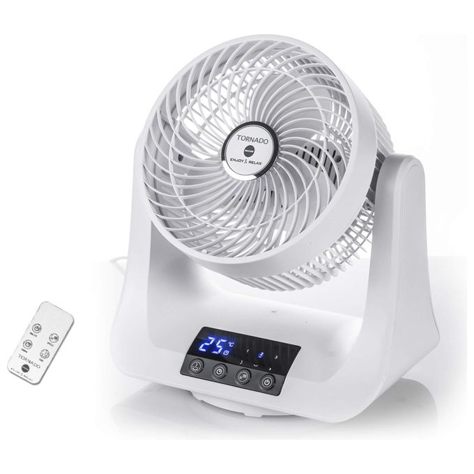 Macom Enjoy & Relax 993 Tornado Ventilatore a Doppia Oscillazione Automatica