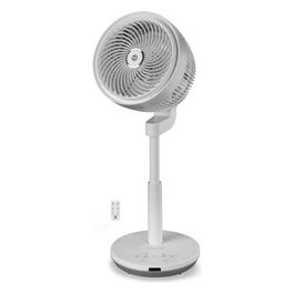 Macom Ventilatore Tornado Tower a Piantana con Doppia Oscillazione Bianco