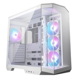 MAG PANO 100R PZ Case Computer Midi Tower Bianco con Design Moderno e Ottimizzato per una Gestione Spaziale Ideale delle Componenti