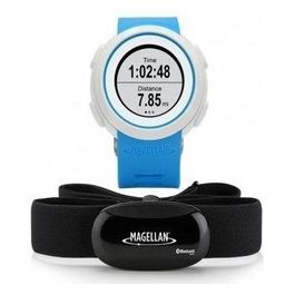 Magellan Echo Smart Running Watch Orologio Sportivo da Corsa con Fascia Cardio Blu