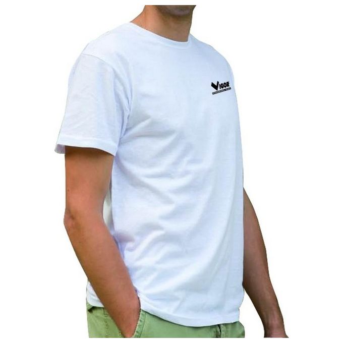 Magliette Cotone Vigor T-Shirt Bianche Tg. S