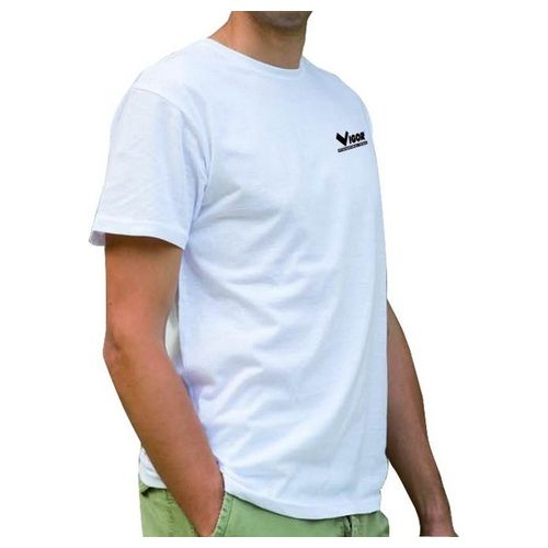 Magliette Cotone Vigor T-Shirt Bianche Tg. xl