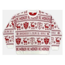 Maglione di Natale Monza bianco Taglia XL