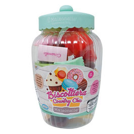 Biscottiera Country Chic Contenitore con Biscotti