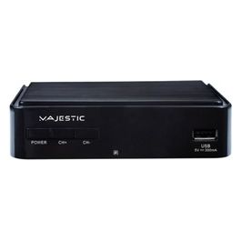 Decoder Digitale Terrestre Dvb-t/t2 Hd Ingresso Usb 2.0 per la Riproduzione di Fle Multimediali