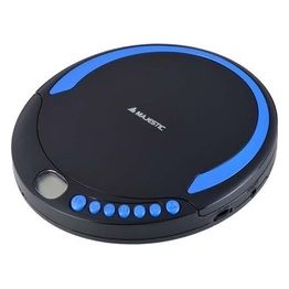 Majestic DM-1550-BLU Lettore Cd/mp3 Portatile MP3,WMA Colore Nero e Blu