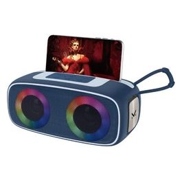 FIRE 13 Speaker bluetooth portatile 5 effetti luci LED ingressi USB/microSD/AUX-IN Batteria ricaricabile funzione TWS fessura per appoggio smartphone