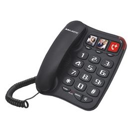 PHF BILLY 201 BK Telefono Fisso Billy 201 Tasti Audio Grandi Nero