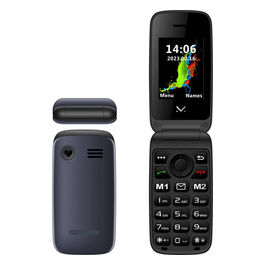 Sileno 42 Flip CB Telefono per Anziani Dual SIM, Blu