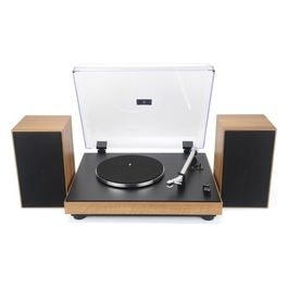 TT 54 Giradischi vintage 33/45 Giri wireless audio Ingresso USB altoparlanti stereo esterni da 30W uscita audio RCA