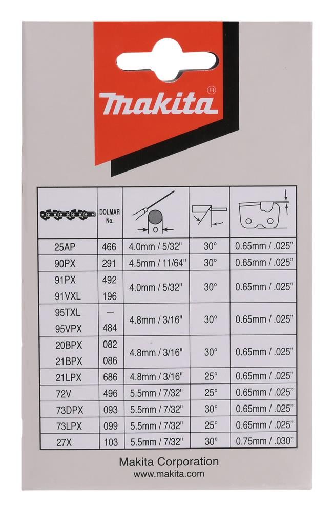 MAKITA Catena motosega di ricambio 3/8 35 cm