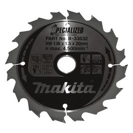 Makita B-33532 SPECIALIZED Lama per Sega 136x20x16Z