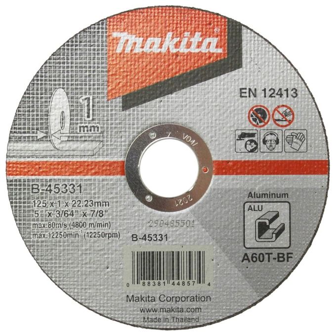 Makita B-46414 Disco da Taglio 125x2.5mm Acciaio