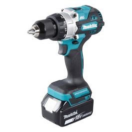 Makita DHP486RTJ Trapano Avvitatore a Percussione di 2 x 5.0 Ah Batterie e Caricatore Fornito in una Custodia MakPac