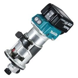 Makita Drt50Rtjx2 Rifilatore/Fresatrice 18V Bl + 3 Basi