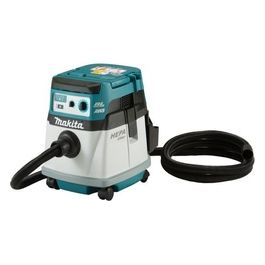 Makita Dvc157Lzx3 Aspiratore 18Vx2 15L Bl - Aws - Dry Silent (Batteria Non Inclusa) 