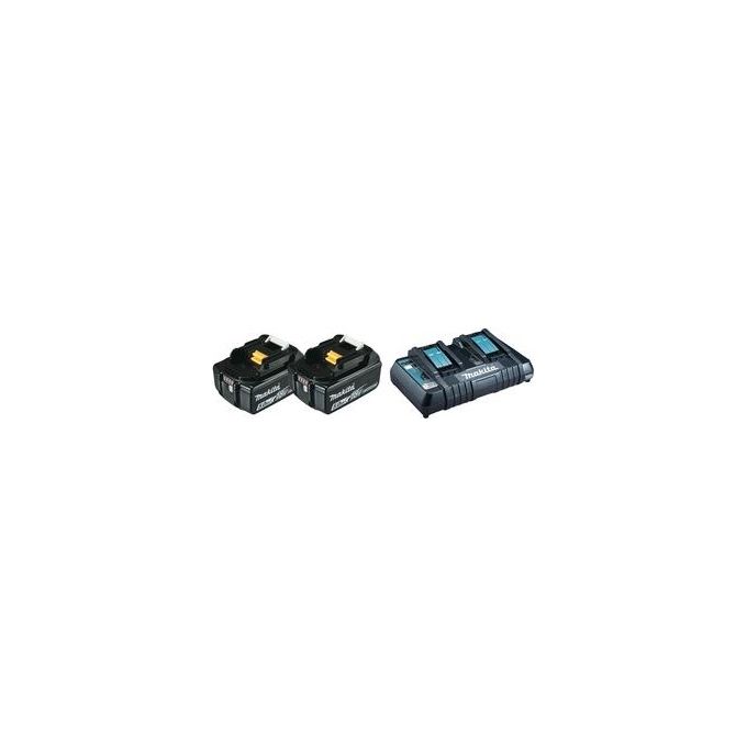 Image of Makita Kit Caricabatteria E Batterie 18Vx2