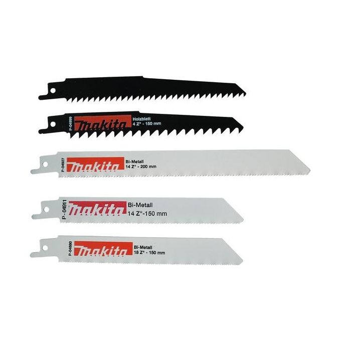 Makita P-83967 Seghetto Alternativo Starter Kit Uni 5 Pezzi