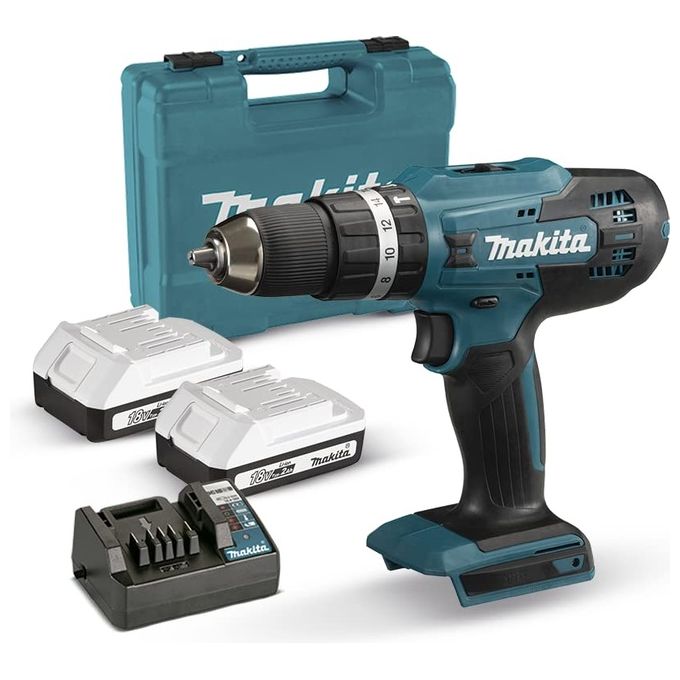 Makita Trapano a Batteria HP488d006 18V 2ah Li-perc 2b