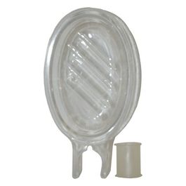 Porta Sapone X Saliscendi Con Adattatore Trasparente