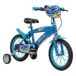 Bicicletta Disney Stitch con Rotelle e Ruote Piene