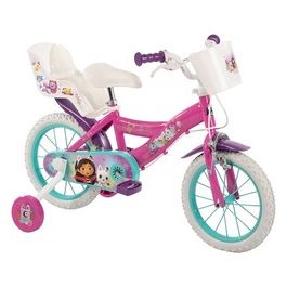 Bicicletta Gabby's Dollhouse con Rotelle e Ruote Piene