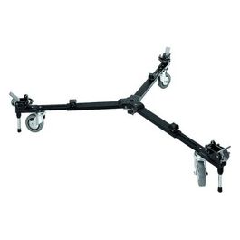 Accessorio Carrello Basic per Treppiede per Video con Singolo e Doppio Puntale Nero