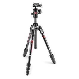 Manfrotto Befree Advanced Carbon Treppiedi da Viaggio Kit Twist Nero