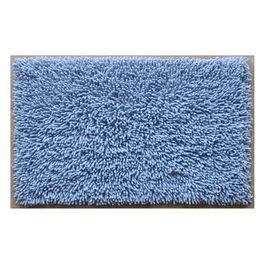 Tappeto Bagno Riccio Celeste