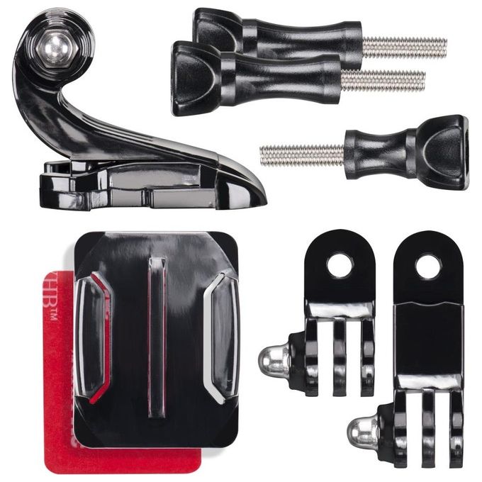 Mantona Kit di Montaggio Casco per GoPro