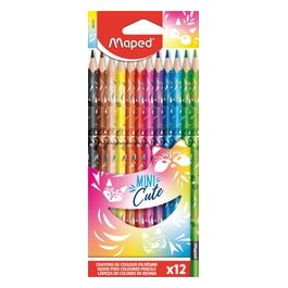 Confezione 12 Mini Cute Matite Colorate