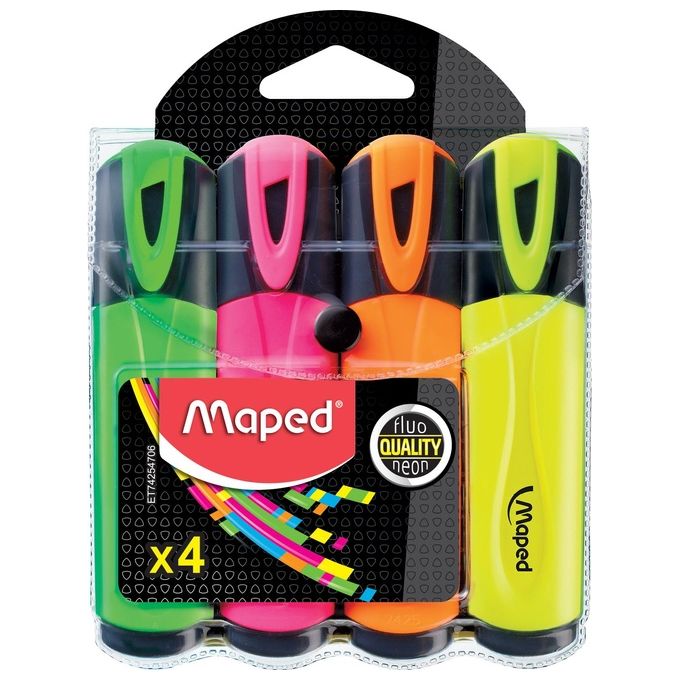 Maped fluo pep s Classic bs x4