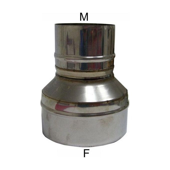 Maral Adattatore Inox Mp 8M-Dp 8/13 doppia parete