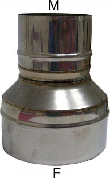 Maral Adattatore Inox Mp10M-Dp10/15 doppia parete